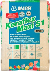 KERAFLEX MAXI S1 GREY эластичный клей на цементной основе (25кг) Mapei Keraflex 1203025