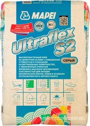 ULTRAFLEX S2 GREY эластичный клей на цементной основе (25кг) Mapei Ultraflex 2903825
