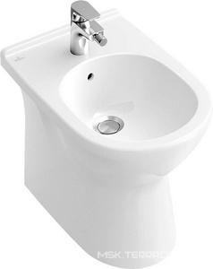 Биде напольное 360х560мм, с 1 отв.д/смесит., крепёж в компл., (цв. R1white alpin ceramicplus),  ZZ Villeroy & Boch O.Novo 546100R1
