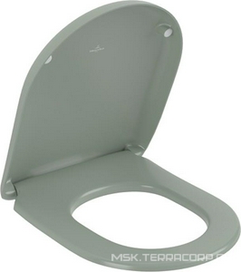Сиденье для унитаза, с микролифтом, (цв.Morning Green CeramicPlus),  ZZ Villeroy & Boch Antao 8M436101