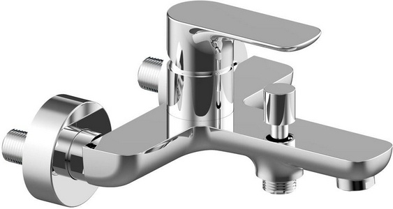 Смеситель для ванны, (цв.хром),  ZZ Villeroy & Boch O.Novo TVT10400100061