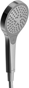 Лейка ручного душа, 3 режима, d110мм, 9,5л/мин., (ABS цв.хром),  ZZ Villeroy & Boch Embrace Plus TVS1084130161