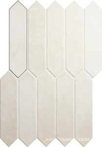 Керамическая плитка для стены APE Ceramica Contemporary Picket  Coconut Milk 6x26 A039489