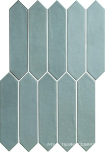 Керамическая плитка для стены APE Ceramica Contemporary Picket  Aqua Sea 6x26 A039495