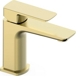 Смеситель для раковины, без д/к, (цв.золото матовое), D-LINE ZZ