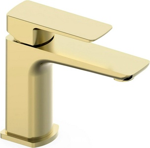 Смеситель для раковины, без д/к, (цв.золото матовое),  ZZ Oliveeka D-LINE OL-139003-BG