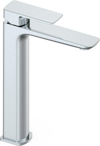 Смеситель для раковины, Высокий, без д/к, (цв.хром),  ZZ Oliveeka D-LINE OL-239003-CR