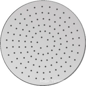 Душ верхний, стационарный, лейка 280мм, настенный монтаж, кронштейн 350мм, розетка в компл., (цв.мат.нерж.сталь),  ZZ Bossini Nobu INH031.075