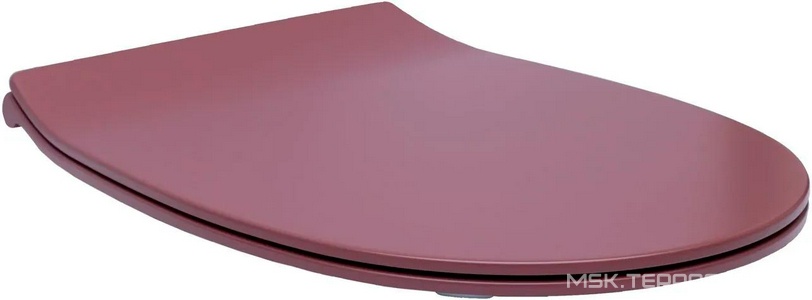 Сиденье для унитаза, с микролифтом, (цв.бордовый),  ZZ Allen Brau Fantasy 4.11005.BD