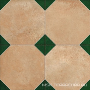 Керамогранит для пола и стены Etili Seramic Patchwork Corcega Green Pre-Cut 45x45 n190315