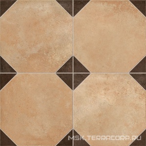 Керамогранит для пола и стены Etili Seramic Patchwork Corcega Brown Pre-Cut 45x45 n190317