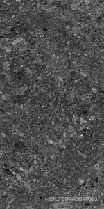 Керамогранит для пола и стены Alpas 2 CM Outdoor Terrazo Nero 2 cm (от 300 кв.м) 60x120 n172710