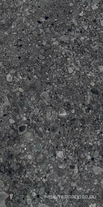 Керамогранит для пола и стены Alpas 2 CM Outdoor Terrazo Nero 2 cm (от 300 кв.м) 60x120 n172710