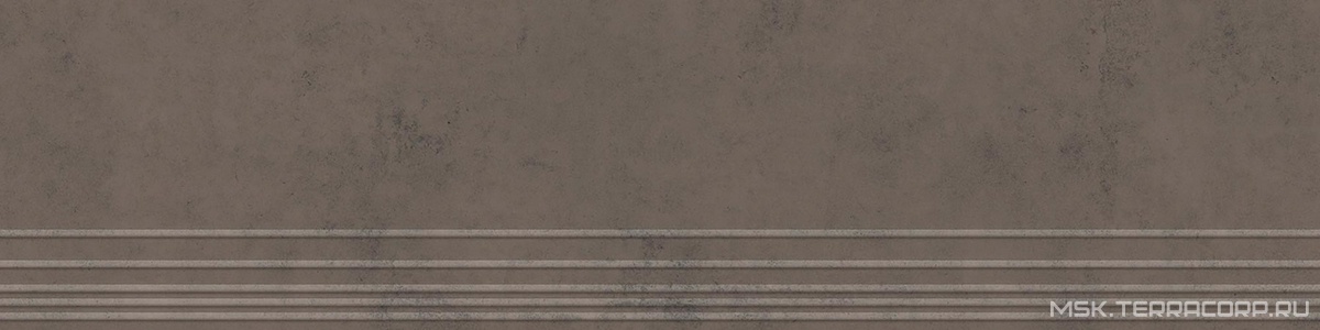 Ступени Техно ProGRES Ceramica Klinker  Graphite серые темные, глазурованные граниль 1200х300х9,5мм GNR12030432-GM
