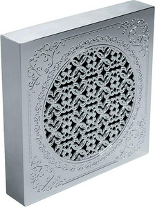 Вентилятор вытяжной, д/ванной комнаты D100mm, с декоративной решеткой 160x160mm. (цв.хром),  ZZ Migliore VENTILATORO 23002
