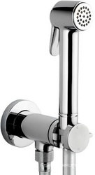 Смеситель совмещённый с гигиеническим душем, (готовый комплект: лейка металл, шланг 125см., скрытая часть), (цв.хром),  ZZ Bossini Paloma Brass E37007B.030