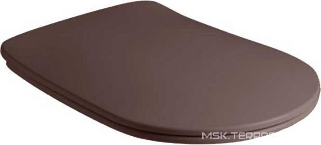Сиденье для унитаза, с микролифтом, Slim, (цв.Borgogna matt),  ZZ Kerasan Nolita 539175