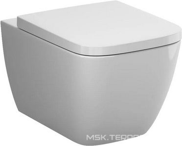 Унитаз подвесной Aquaspin, безободковый, сиденье с микролифтом в комплекте AMPM Gem C901901SC
