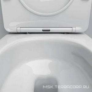 Унитаз подвесной, Aquaspin безободковый, сиденье с микролифтом в комплекте AMPM Like C801901SC