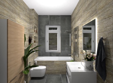 Ванная комнатаPamesa дизайн