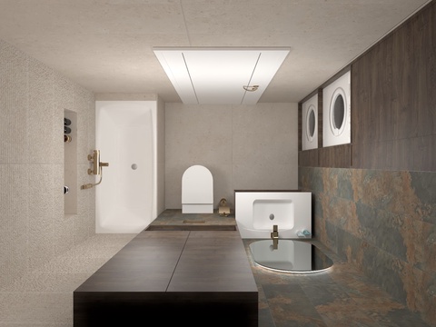 Ванная комната Kerama Marazzi Риккарди дизайн