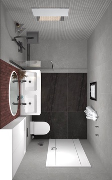Душевая комната Dado Ceramica Shellstone дизайн