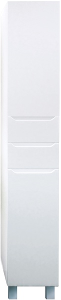 Пенал напольный Кода 35, 35*200 см, 2 дверцы, 2 выдвежный ящика, цвет белый, ZZ