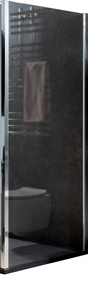 Боковая стенка 900хh2000мм, для двери д/д, правая/левая, (стекло прозрач.6мм Easyclean, фурнит. цв.хром), Priority ZZ