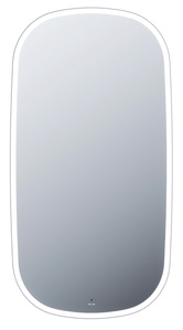 Зеркало Func 65x124см, прямоугольное с окрыглыми краями, с контурной LED-подсветкой, ИК- сенсором