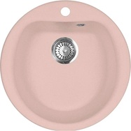Мойка кухонная AquaGranitEx M-07 светло-розовая| 49x49x20