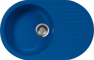 Мойка кухонная AquaGranitEx M-18 синяя| 46x73x18