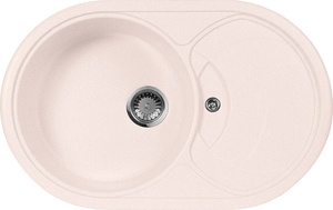 Мойка кухонная AquaGranitEx M-18s светло-розовая| 50x78x20