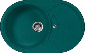 Мойка кухонная AquaGranitEx M-18s зеленая| 50x78x20