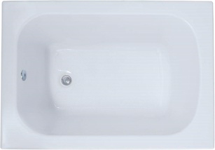 Ванна акриловая Seed 100x70 см,с каркасом, цв. белый ZZ