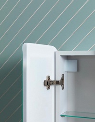 Зеркало-шкаф Aquanet Оптима 70 см с LED подсветкой ZZ