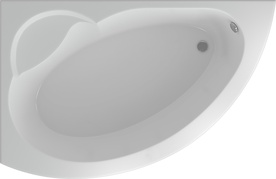 Акриловая ванна "Аякс-2", 170*110 см, левая, с фронтальной панелью и каркасом ZZ