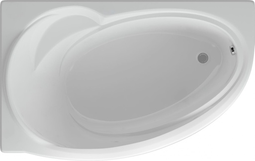 Акриловая ванна Акватек Бетта 170 L, с фронтальным экраном| 170x97x47