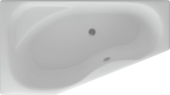 Акриловая ванна Акватек Медея L, вклеенный каркас| 170x95x46