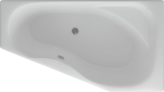 Акриловая ванна Акватек Медея R, вклеенный каркас| 170x95x46