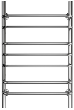 Полотенцесушитель водяной 500х800, 7 секций, подключ.нижнее+диагональное, цв.хром ZZ