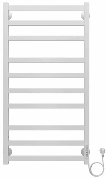 Полотенцесушитель электрический, 500х1000 мм, П10, управление справа, цв.белый ZZ