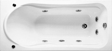 Акриловая ванна Bas Мальта 170 см с г/м| 170x75x47