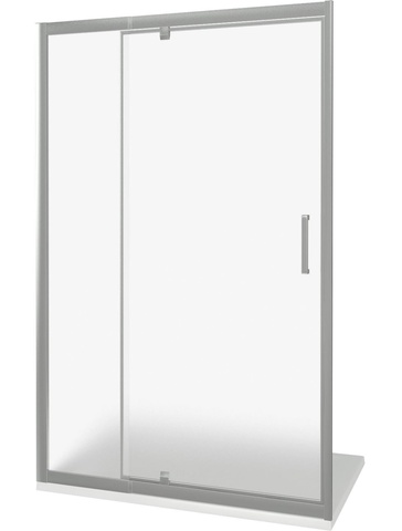 Дверь для душа Orion 1000хh1850 мм (стекло Грейп. профиль хром, универс. правая/левая) XX