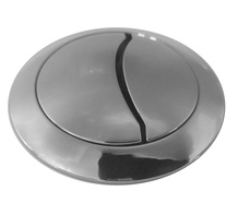 Кнопка смыва для арматуры бачка унитаза, (цв. хром), Boheme ZZ