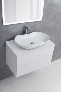 Столешница из керамогранита 616 x468мм, (цв.Bianco Opaco), BelBagno ZZ