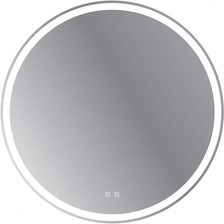 Зеркало 800x30мм, круглое, с встроенным светильником, голосовым управлением и подогревом, 12W, 220-240V, BelBagno ZZ
