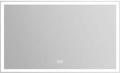 Зеркало 1000x30x600мм с встроенным светильником и кнопочным выключателем,12W, 220-240V, ZZ