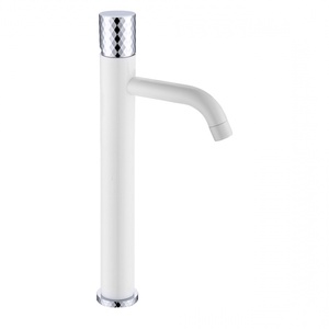 Смеситель Boheme Stick 122-WCR для раковины, white diamond chrome, цв. белый хром, ZZ