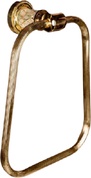 Держатель для полотенца Murano Cristal, подвесной, кольцо, крепеж в комплекте, цв. золото, ZZ