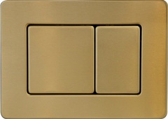 Клавиша двойного смыва Boheme 650-MG для инсталляции, нерж.сталь Matt Gold, цвет золото матовое, ZZ